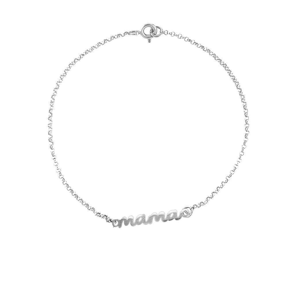 Mama Bracelet Silver bracelet by zoe alexandria jewellery