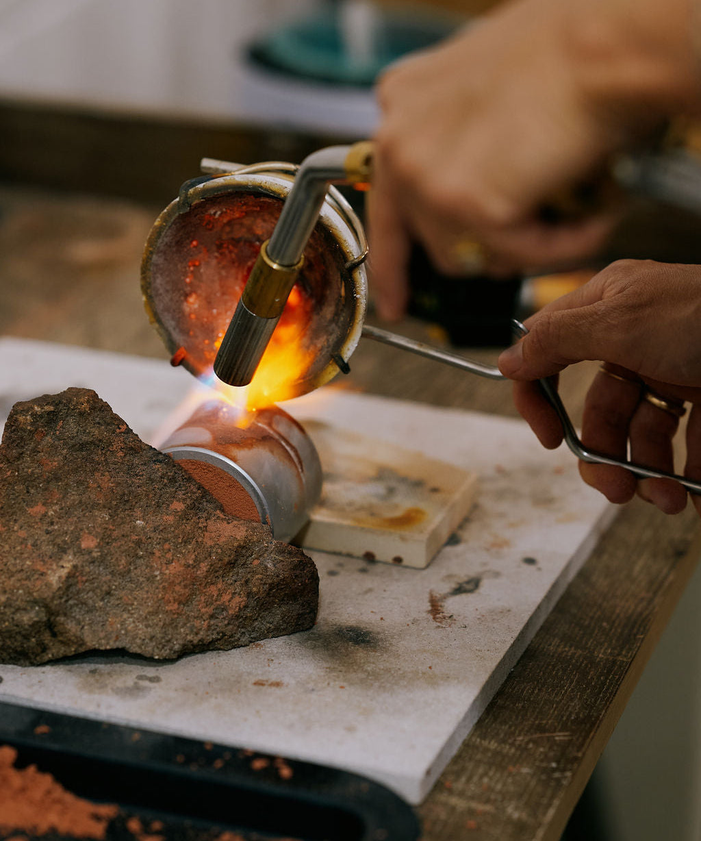 sandcast gold jewellery recycle your jewellery with zoe alexandria