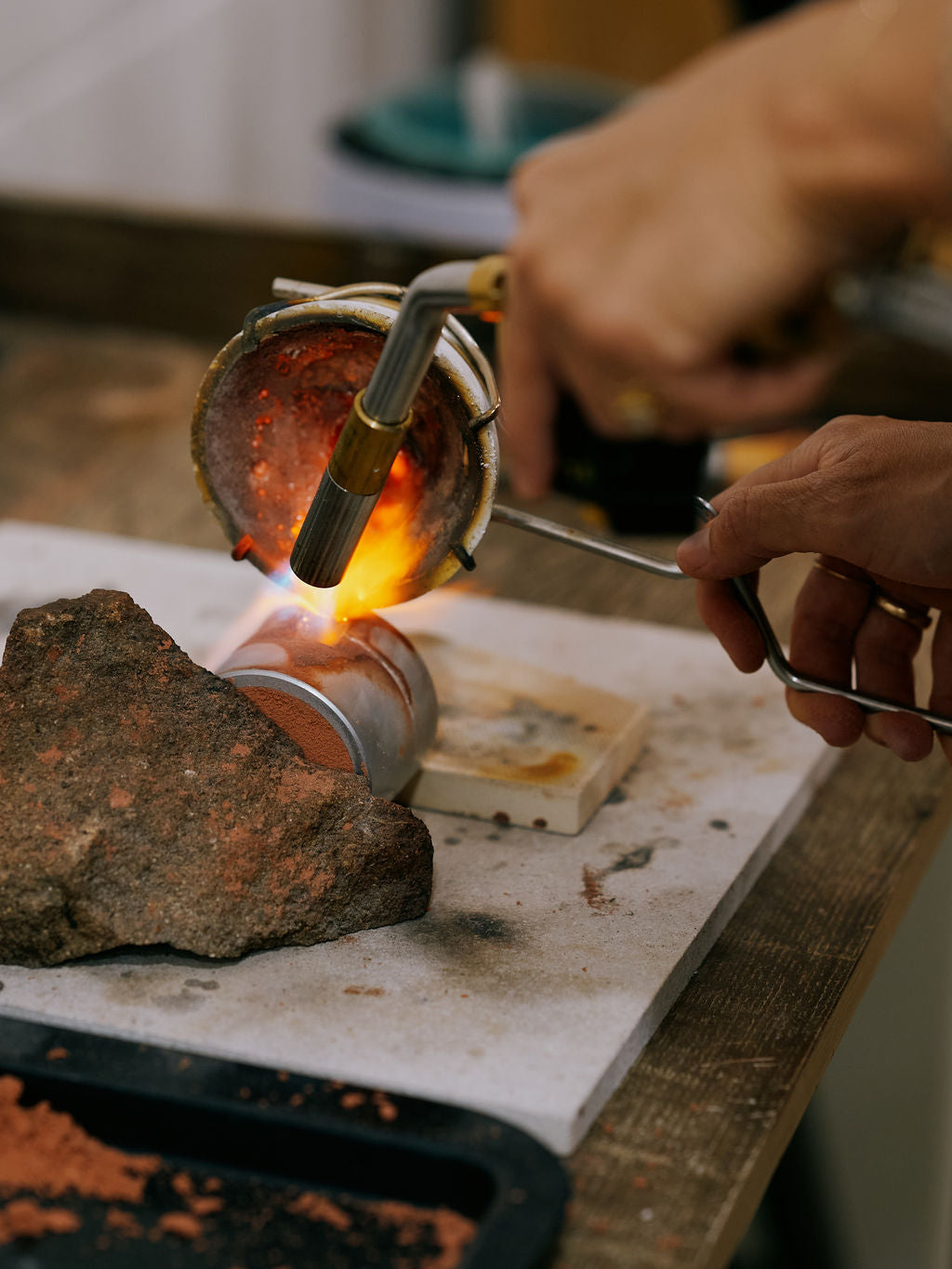 sandcast gold jewellery recycle your jewellery with zoe alexandria