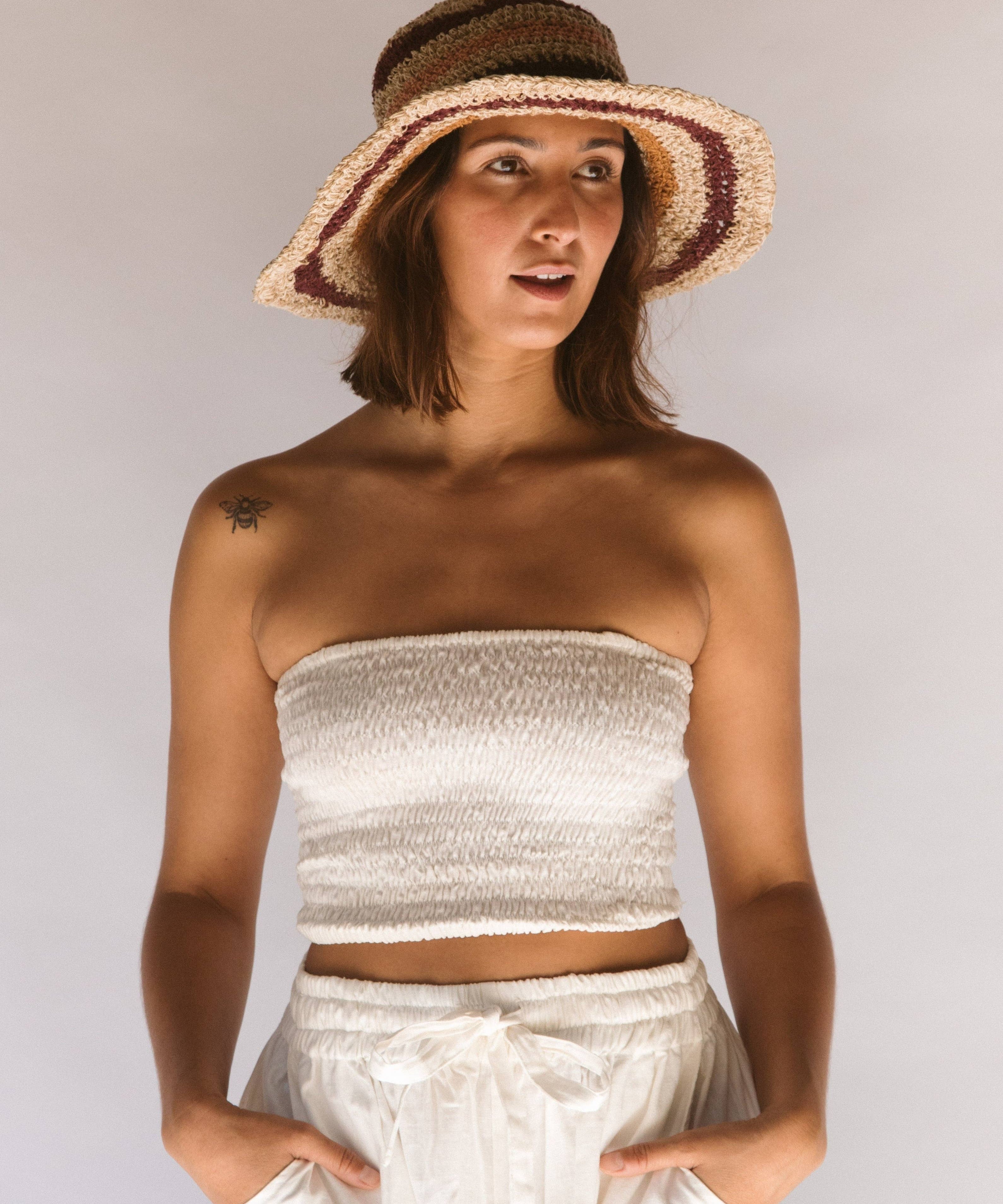 Hobo and Hatch - Polly Short Brim Hat // Samba