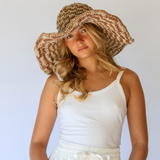 Hobo and Hatch - Janis Wide Brim Hat // Tully Check