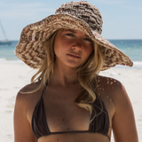 Hobo and Hatch - Janis Wide Brim Hat // Tully Check