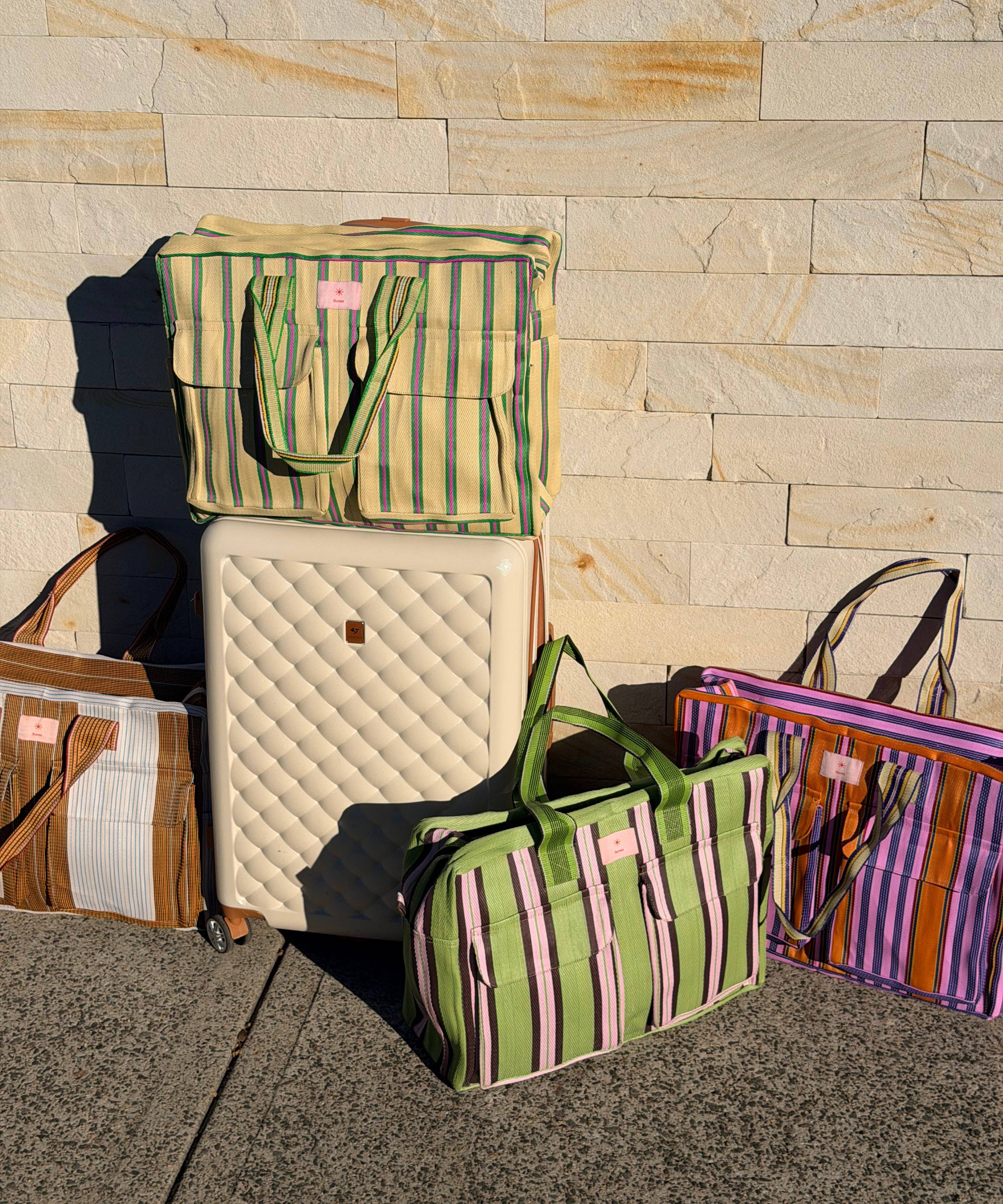 GUNES SWIM - Weekend Bag - Butter