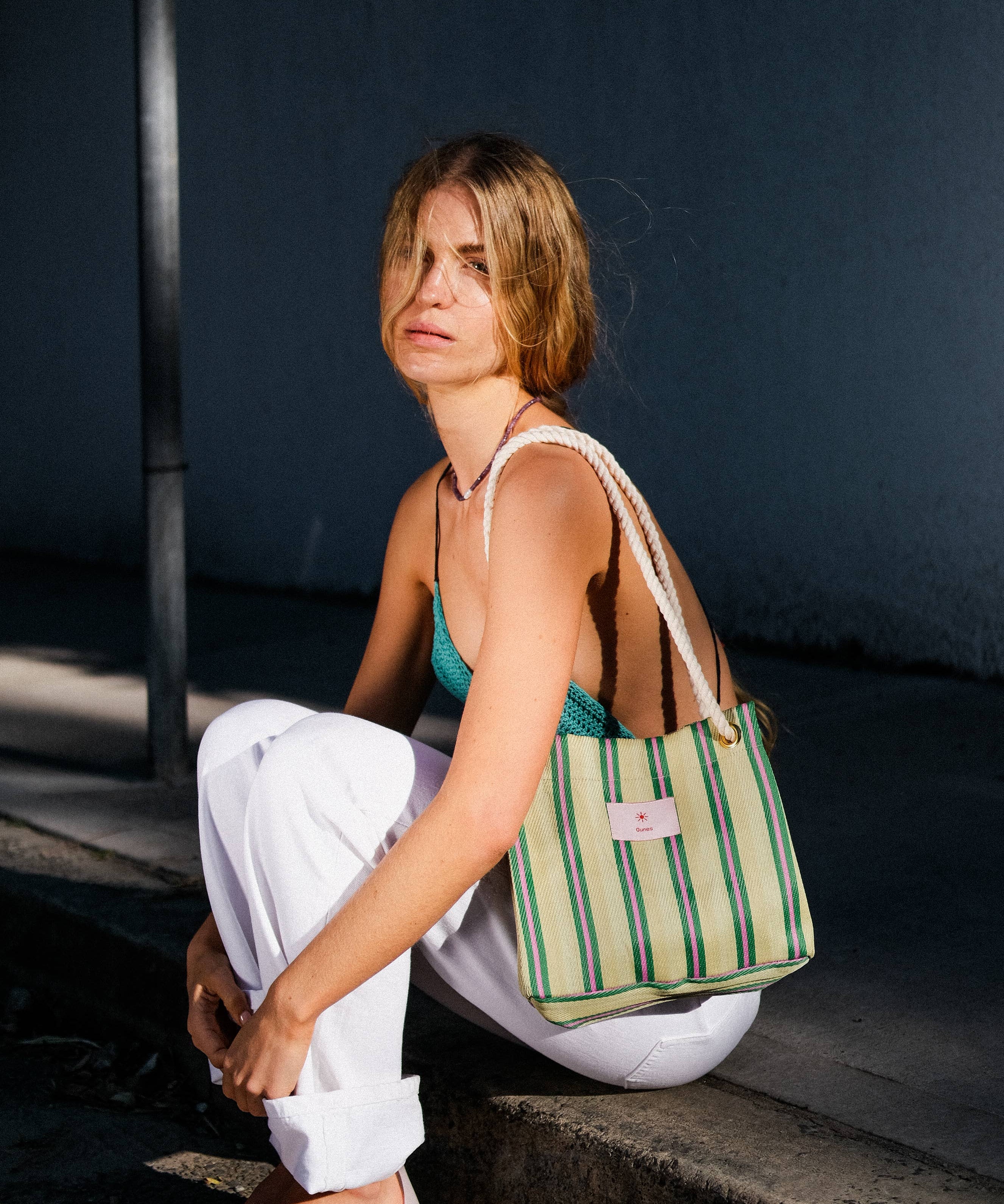 GUNES SWIM -  Rope Bag - Butter