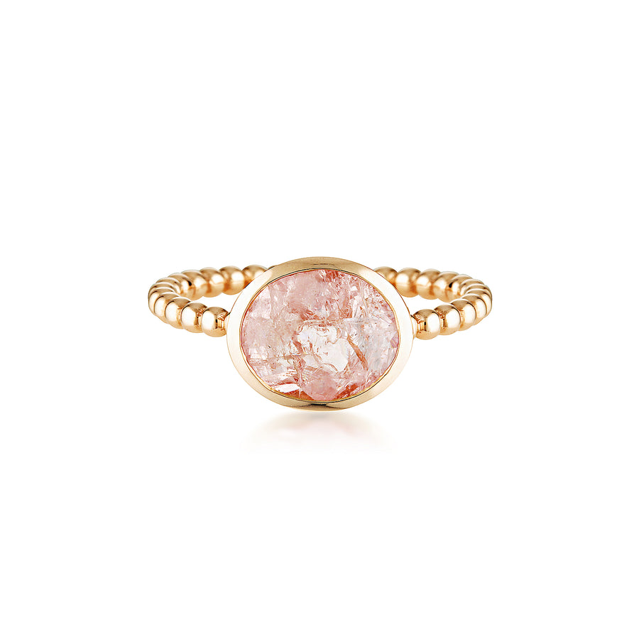 9k Rose Gold Morganite Ring