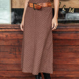 Brodie - Plaid Midi Skirt