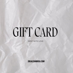 Zoe Alexandria jewellery Gift Card