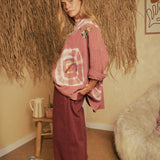 The Corner - Pink Bahia Blouse - Bordeaux