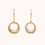 Demilune Earrings - 9KYG diamond