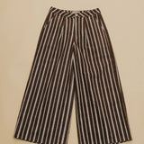 Gabbi - Striped Mid-Waist Cord Pants