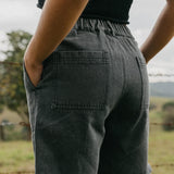 Overland Unisex Shorts - Washed Black Denim