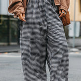 Chef Ottway Pants Unisex - Blue and Cream Plaid