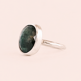 Emerald Cabochon Ring
