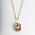 cast in place yellow gold blue sapphire necklace zoe alexandria jewellery