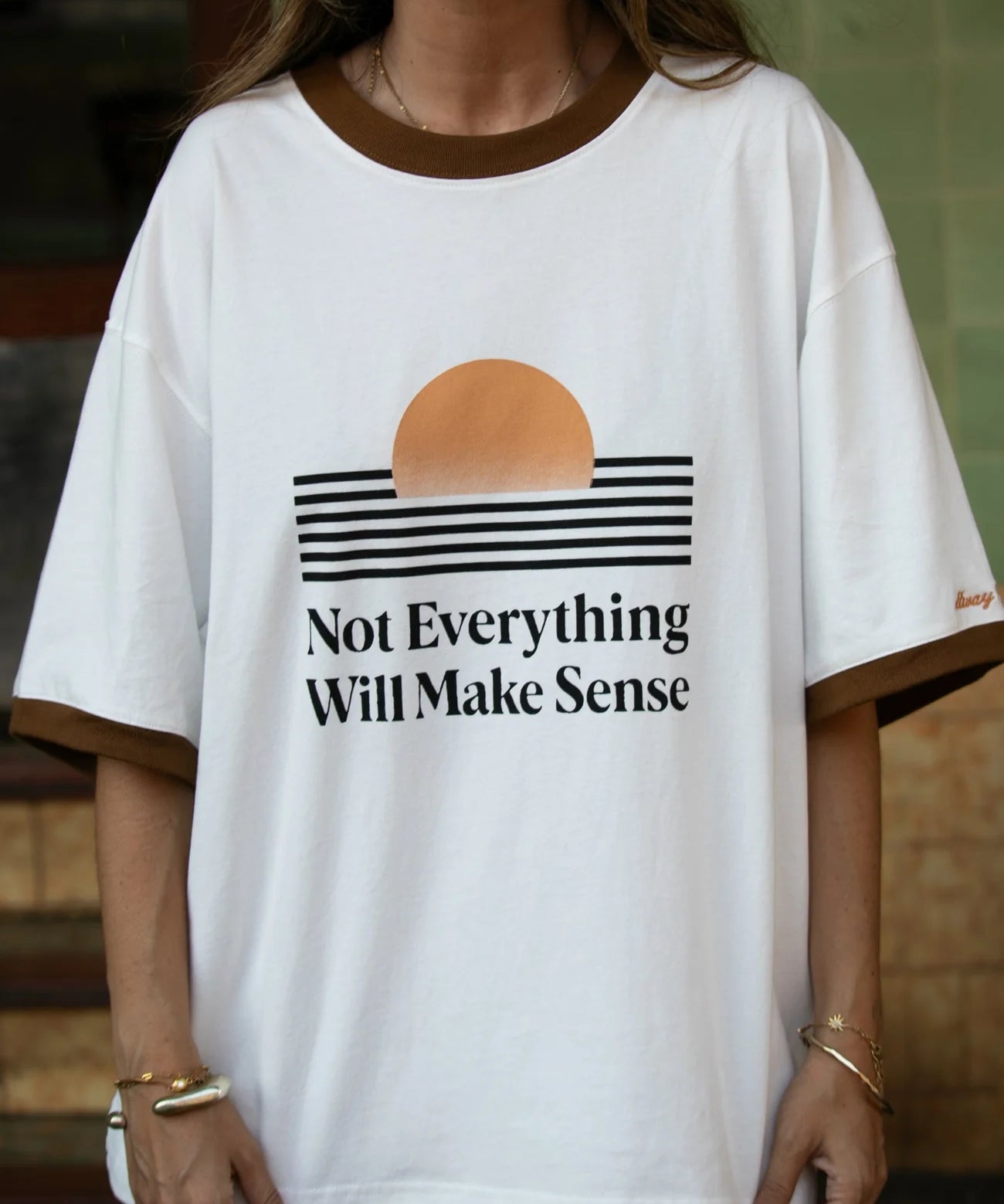 Not Everything Will Make Sense Oversized Unisex T-Shirt - White