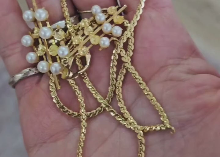 Grandmas old pearls recycled into a new bespoke necklace