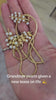 Grandmas old pearls recycled into a new bespoke necklace