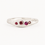 sandcast silver ring handcrafted jewellery zoe alexandria