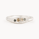 Silver Aluna Ring - Mixed Sapphire