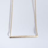 Silver Bar Necklace