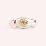 Silver Cloud Ring - Sapphire