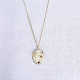 silver cast in place sapphire stones necklace handmade by zoe alexandria jewellery