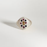 Silver Starburst Ring