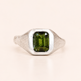 Brooke Ring (small) - Green Tourmaline