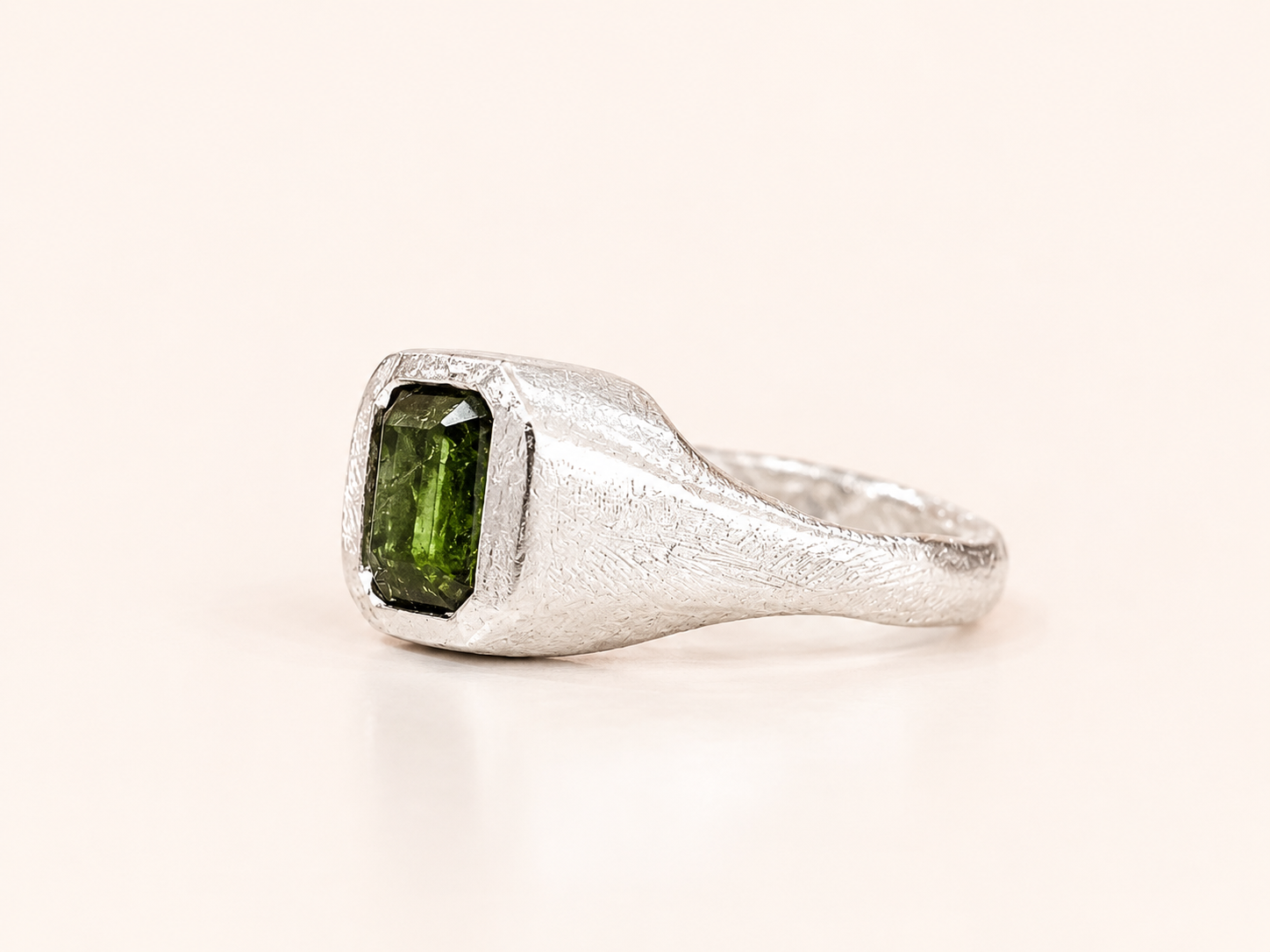 Brooke Ring (small) - Green Tourmaline