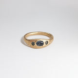 Three Stone Sapphire Ring