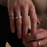 gender neutral ring alternative wedding band by zoe alexandria jewellery