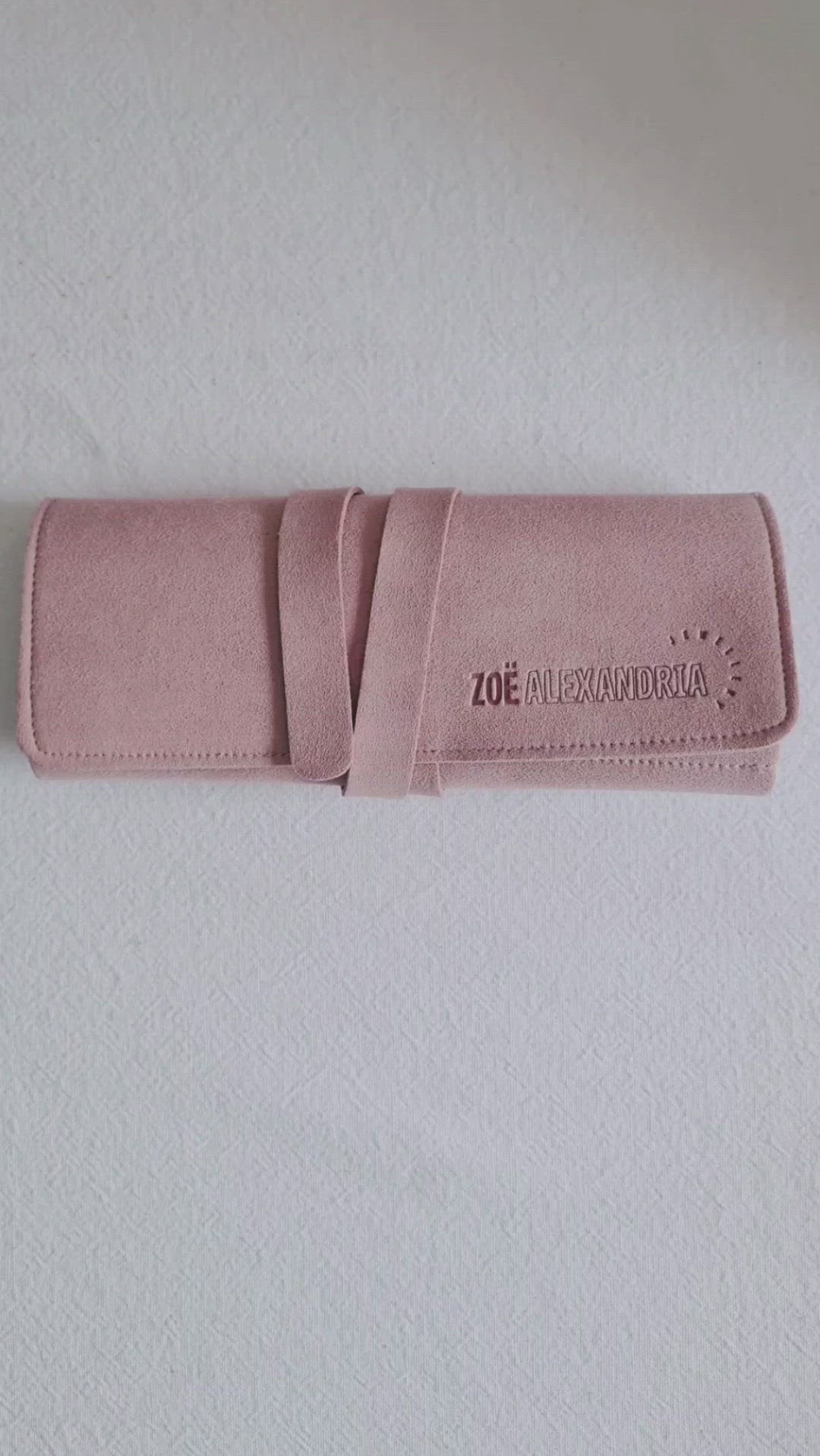 Jewellery Travel Organiser jewellery travel roll by zoe alexandria jewellery