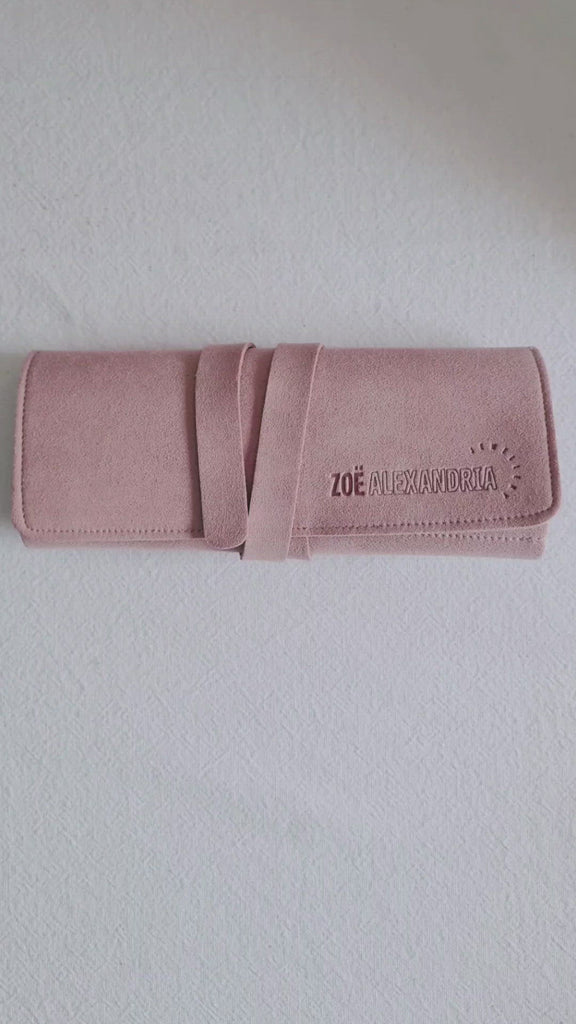 Jewellery Travel Organiser jewellery travel roll by zoe alexandria jewellery