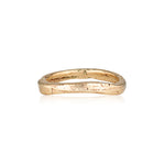 Spring Tidal Ring recycled gold stack ring by zoe alexandria jewellery