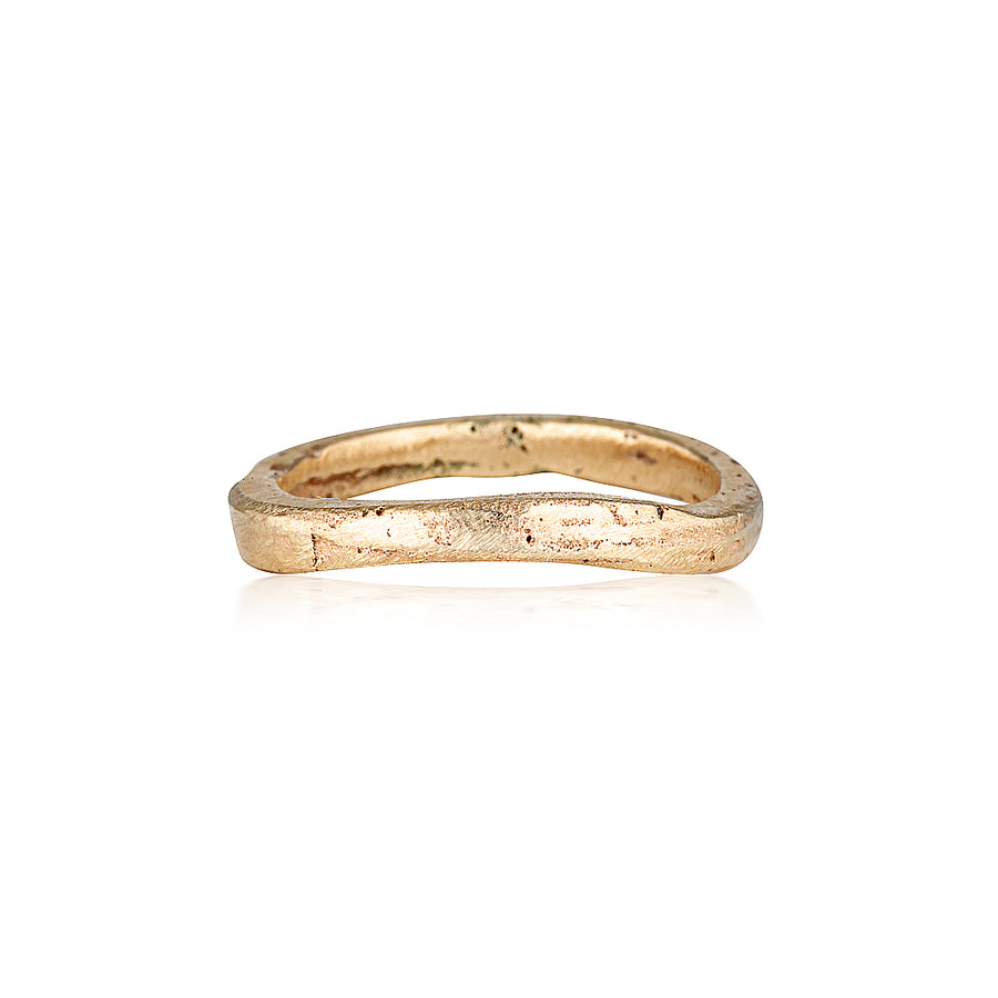 Spring Tidal Ring - Yellow Gold