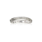 Spring Tidal Ring recycled Silver stack ring by zoe alexandria jewellery