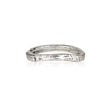 Spring Tidal Ring recycled Silver stack ring by zoe alexandria jewellery