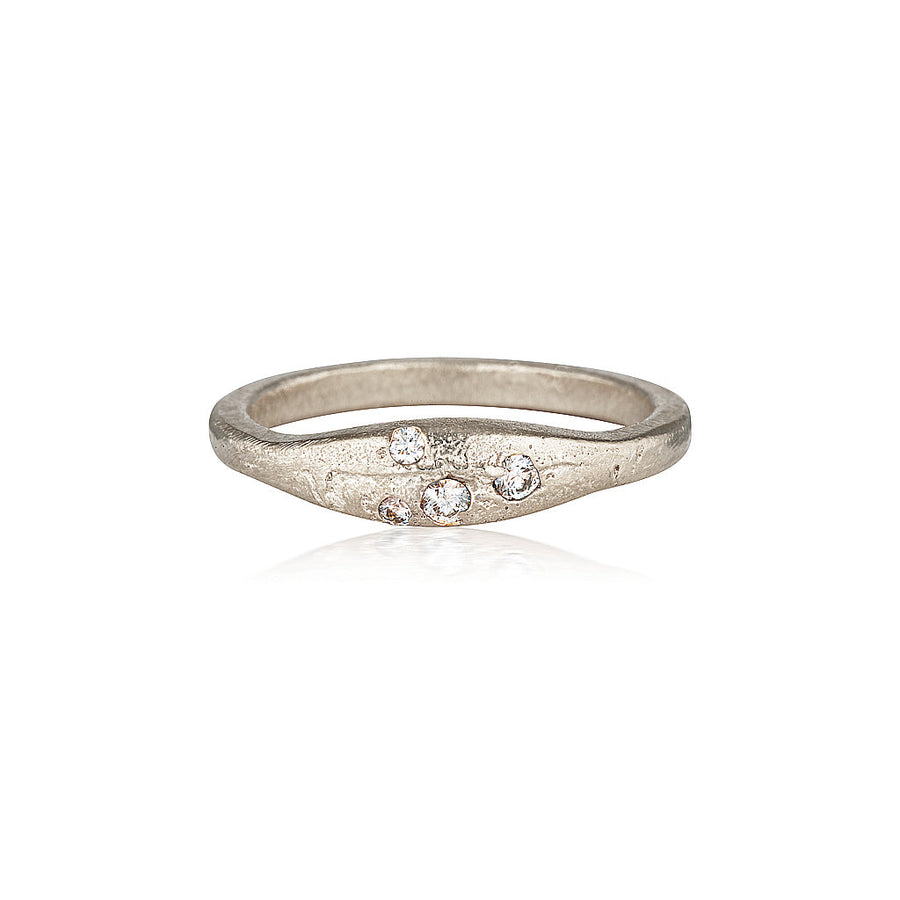 Aluna Ring - White Gold & LAB GROWN White Diamonds