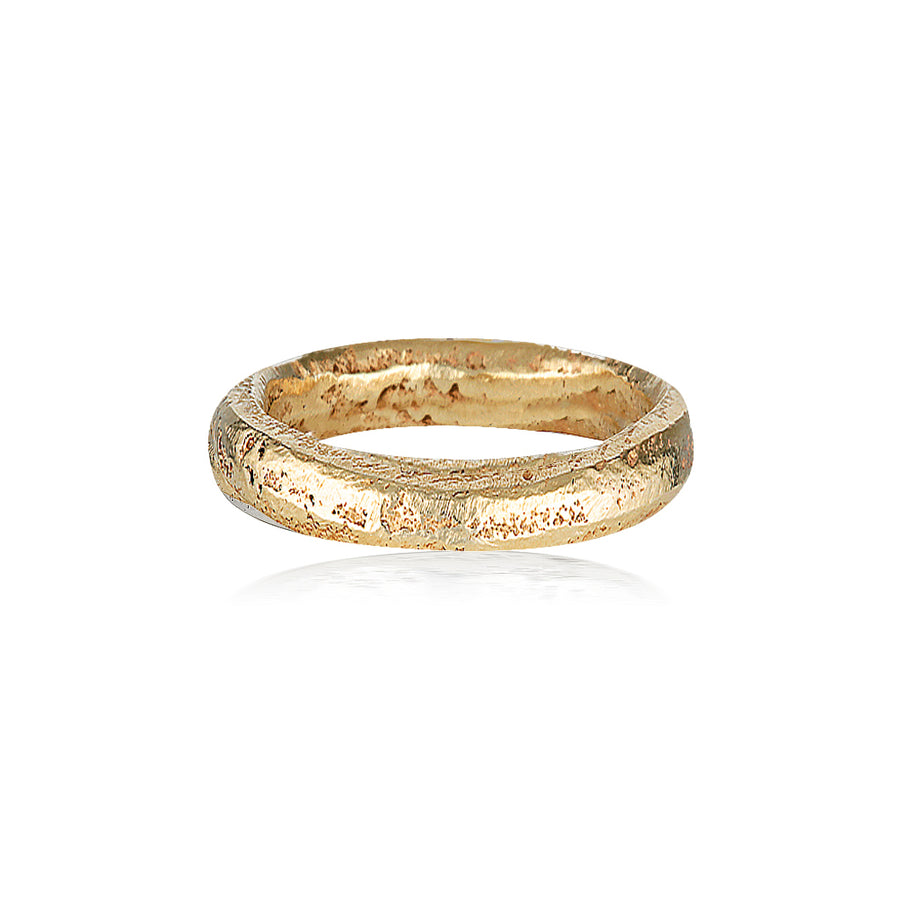 Epicene Ring - 4mm Yellow Gold Band