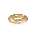Epicene Ring recycled 6mm Yellow Gold Band alternative wedding ring by zoe alexandria jewellery