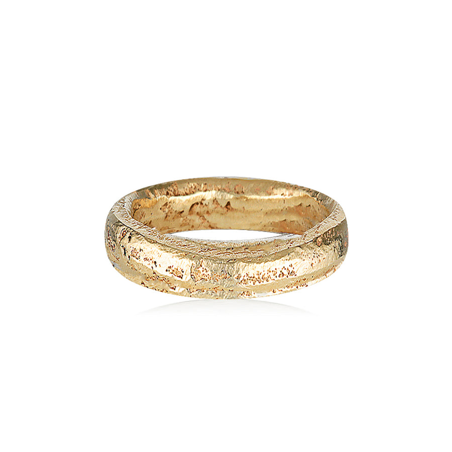 Epicene Ring - 6mm Yellow Gold Band