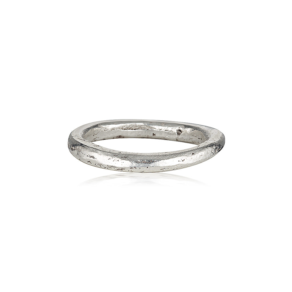 Epicene Ring  2mm Silver Band gender neutral wedding band by zoe alexandria jewellery