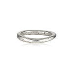 Epicene Ring  2mm Silver Band gender neutral wedding band by zoe alexandria jewellery
