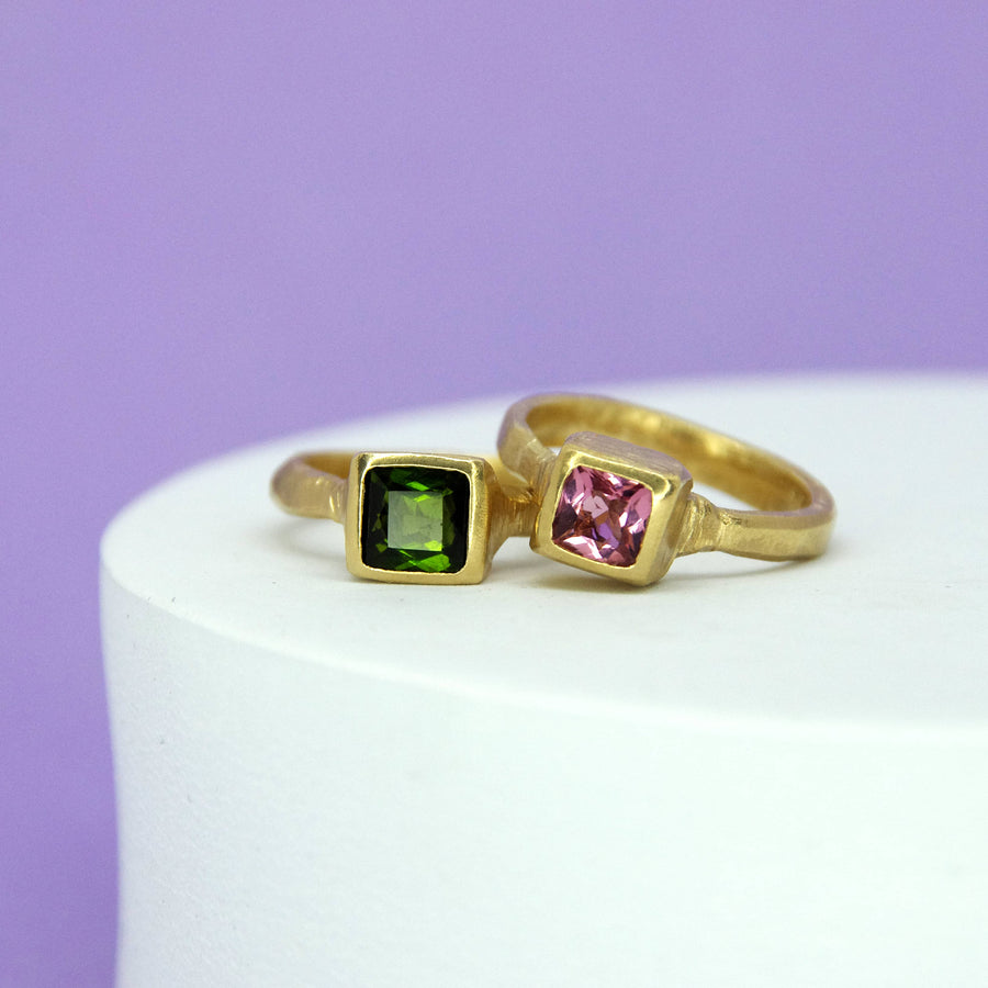 Pink Tourmaline Ring