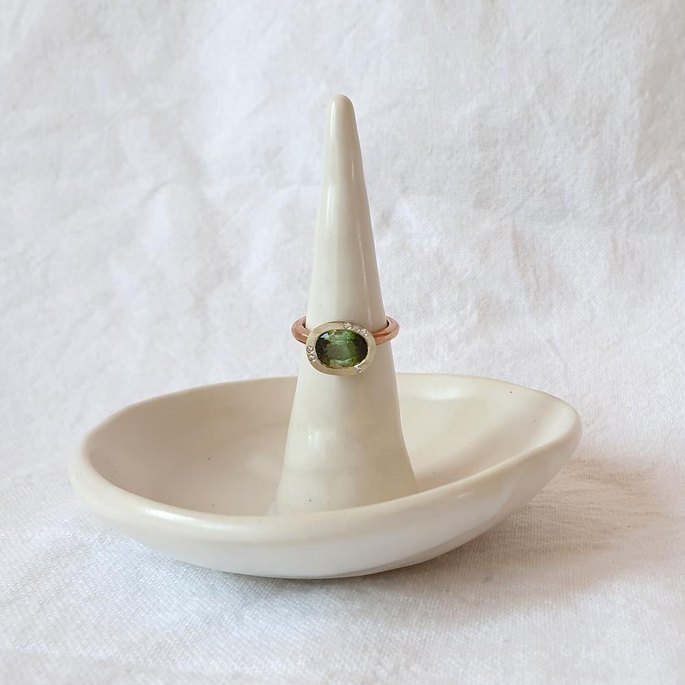 Kate Carters Raindrop Dish - Polar White - Zoe Alexandria Jewellery
