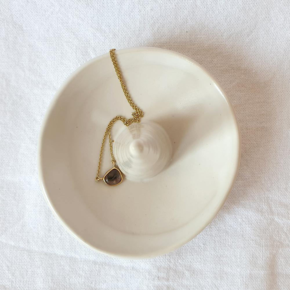Kate Carters Raindrop Dish - Polar White - Zoe Alexandria Jewellery